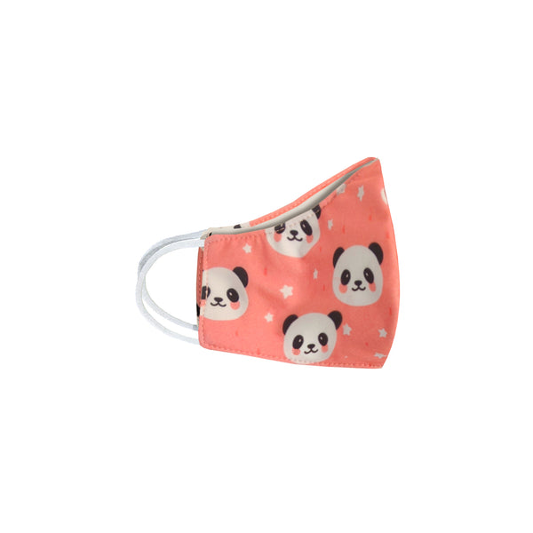 Youth Pink Panda Face Mask