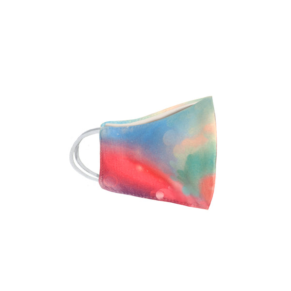 Youth Rainbow Tie Dye Face Mask