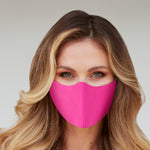 Solid Neon Pink Face Mask