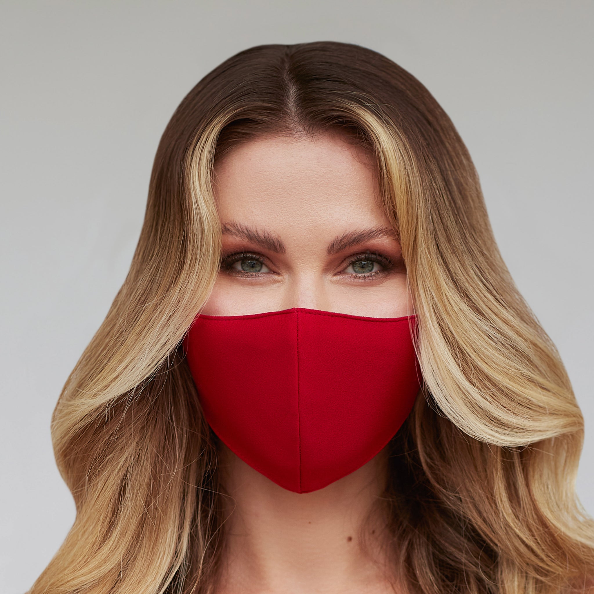 Solid Deep Red Face Mask | MASK BY DESIGN