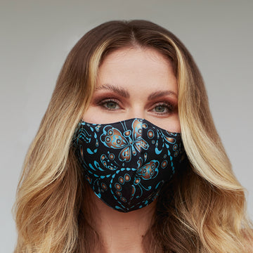 Seamless Butterfly Face Mask
