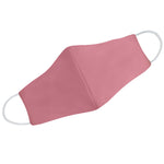 Youth Solid Light Pink Face Mask